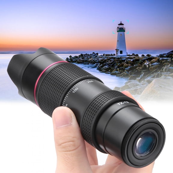 Telescope Telephoto Lens, TX-13 12X FMC Multi-layer Film High Definition Telephoto Lens 37mm Telephoto Lens for Bird Watching,Camping