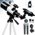 thumbnail image 1 of Kailwokk Telescope for Adults & Kids, 70mm Aperture Portable Telescopes with Height Adjustable Tripod & Phone Adapter, Astronomy Beginner Gift, 1 of 8