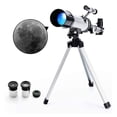 thumbnail image 1 of Telescope for Astronomy, 360X50mm Refractor Telescope Astronomical Telescope for Kids and Beginners, Portable Telescope with Tripod & Star Finder, 1 of 7