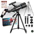 thumbnail image 1 of Telescope for Kids and Adults NACATIN 70mm Portable Refractor Telescopes for Astronomy Beginners, 1 of 11