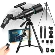 Telescope for Kids and Adults NACATIN 70mm Portable Refractor Telescopes for Astronomy Beginners