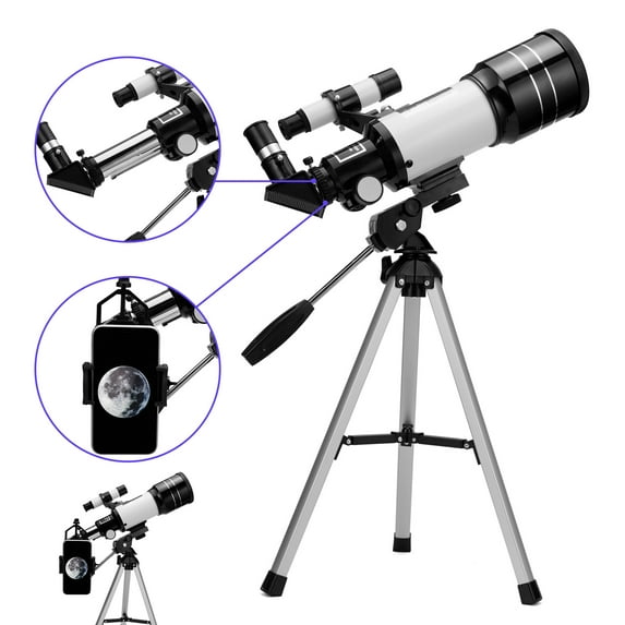 Telescopes for Adults, 300X70mm Astronomical Refractor Telescope,Telescope for Kids,Telescopes for Adults Astronomy