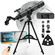 Telescopes for Adults Astronomy 90mm Aperture 800mm Focal Length Professional Refractor Telescope Portable