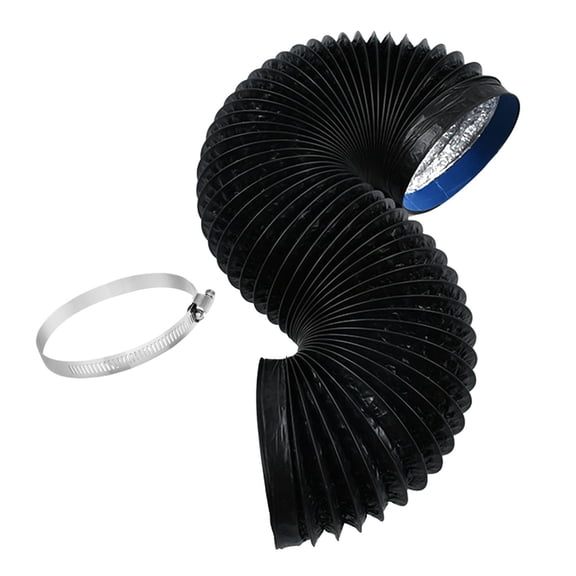 Telescopic Aluminum Foil Exhaust Duct Flexible Expandable Heat Resistant Pipe For Kitchen Ranges Hood Ventilation