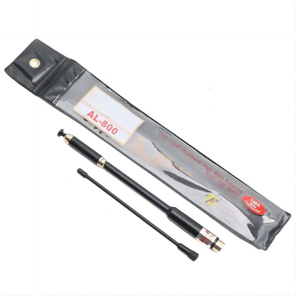 Telescopic Antenna SMA-Females 144/430MHz Double Bands 2Way Radio Handhelds Antenna