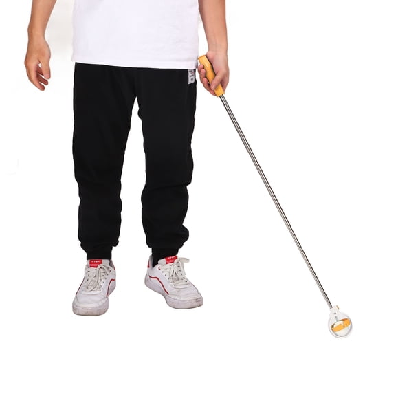 Telescopic  Ball Retriever with Non-Slip Handle, 8-Section Stainless Steel Grabber, Extends to 80.71 Inches for Easy Pickup
