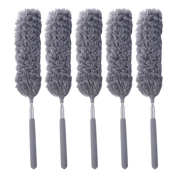 Telescopic Bendable Feathered Fiber Dusters Cobwebs Corner Brush for Ceiling Shelves Furniture Tool