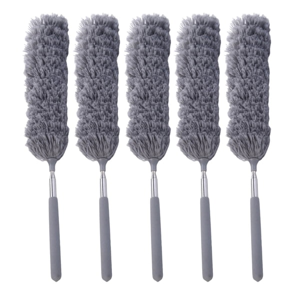 Telescopic Bendable Feathered Fiber Dusters Cobwebs Corner Brush for Ceiling Shelves Furniture Tool