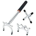thumbnail image 1 of Telescopic Billiards Pool Bridge Stick with Removable Bridge Head Stainless 1 Rod 3 Heads, 1 of 4