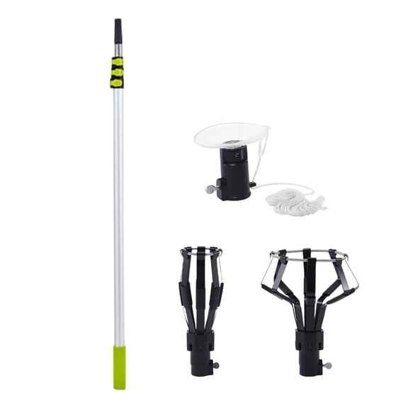 Telescopic Bulb Changer Post For Safe Easy Ceiling Light Replacement Up To 3 Metres