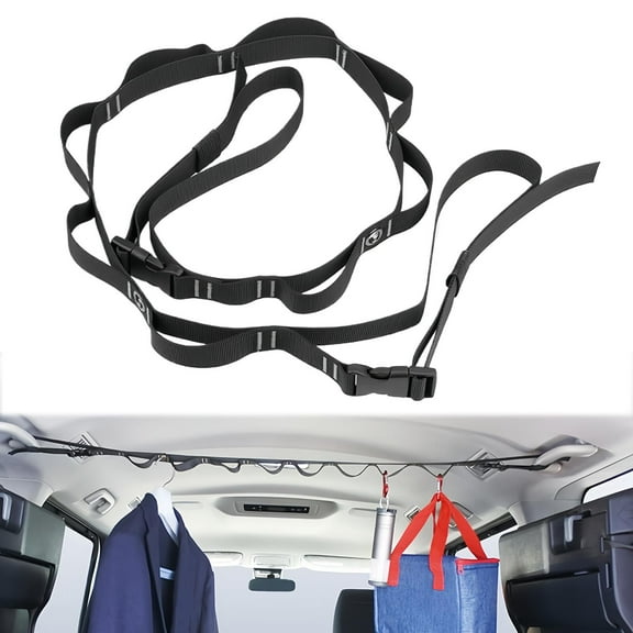 Telescopic Car Clothes Hanger Bar - Portable Travel Clothesline for SUVs