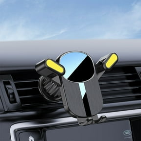 Telescopic Car Phone Mount with Suction Cup, Auto-Sensing Clamp and 360 Rotation One-Hand Dashboard Holder for iPhone Android Navigation on Windshield or Vent