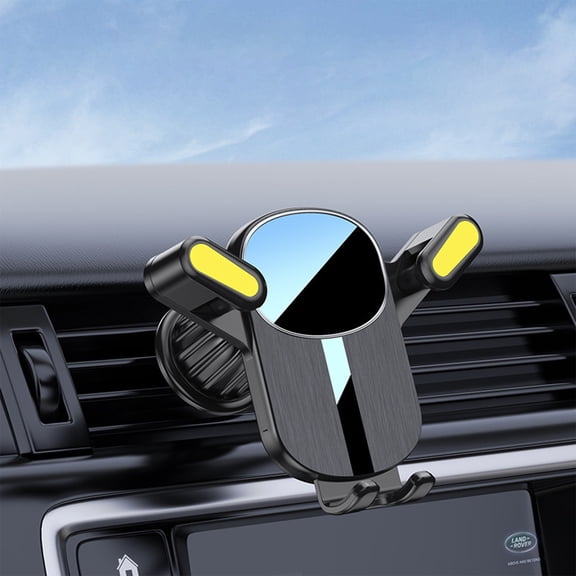 Telescopic Car Phone Mount with Suction Cup, Auto-Sensing Clamp and 360° Rotation – One-Hand Dashboard Holder for iPhone Android Navigation on Windshield or Vent