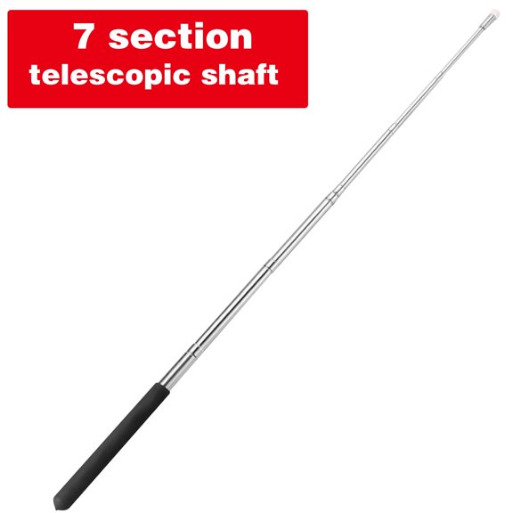 Telescopic Classroom Pointer 3 Pcs Black Durable Steel