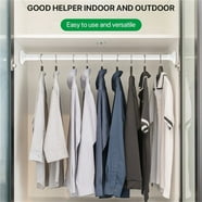 Oceanstar 2-Tier Adjustable Closet Rod – Portable Hanger Organizer, Chrome