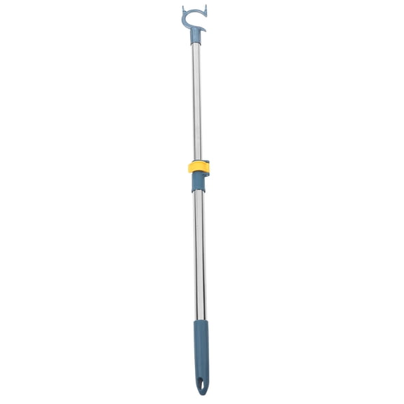 Adjustable Telescoping Clothes Rail Rod for Closet, Retractable Garment Drying Pole and Laundry Clothesline Sticks for Hanging Clothes