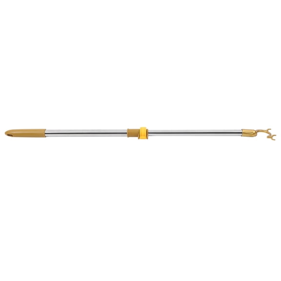 Adjustable Telescopic Clothes Rail Rod for Closet, Aluminum Pole with Extendable Reach, Ideal for Hanging Christmas Lights and More