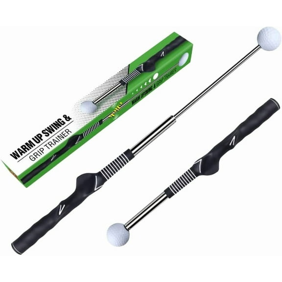 Telescopic Club, Retractable Golf Swing Training Aid, 2025 Upgraded Golf Grip Trainer, Stick Golf Trainer Chipping Hitting for Indoor and Outdoor