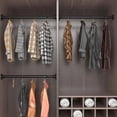 thumbnail image 1 of Telescopic Curtain Rod No Drill Installation Iron Pole for Shower Curtains Clothes Drying Home Space Optimization, 1 of 6