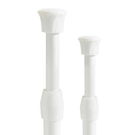 Telescopic Curtain Tension Rods Free Punching Adjustable Extension Rod Curtain Poles for Bathroom Window Closet