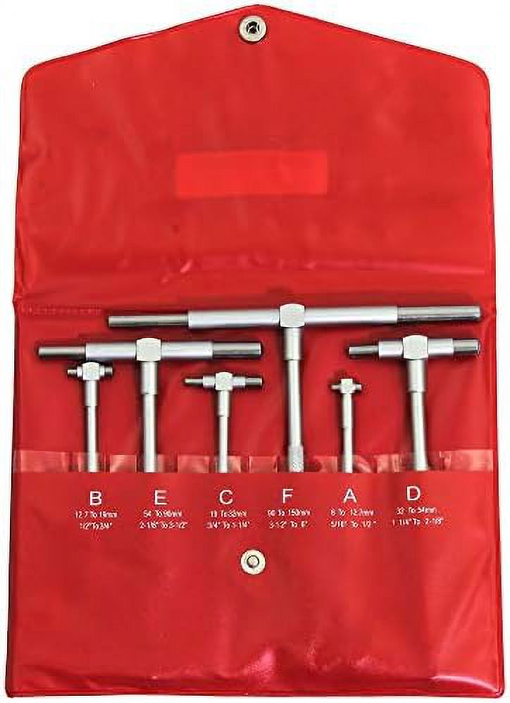 Telescopic Cylinder Bore Gauge Set 6 Piece 5/16" 6" High Precision