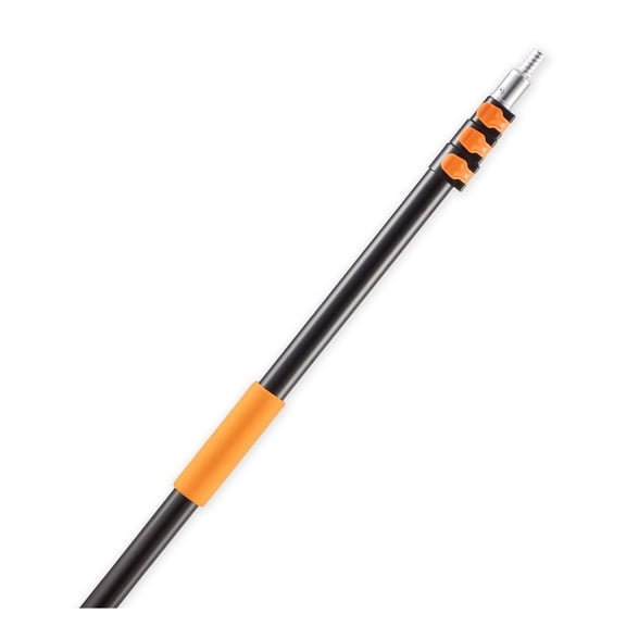 Telescopic Extension Pole, 3.8-12 FT Extendable Pole, Aluminum Alloy Paint Pole, High Reach Cleaning Pole, Flip-Lock Design, Roller Stick