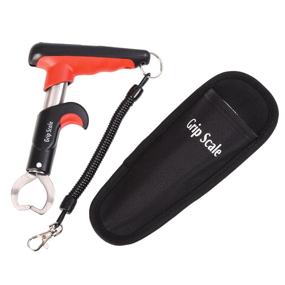 Telescopic Fishing Gripper Grip Scale 25kg(55lb) LED Digital Fishing Gripper Scale Portable Fishing Grip Scale Fish Tool