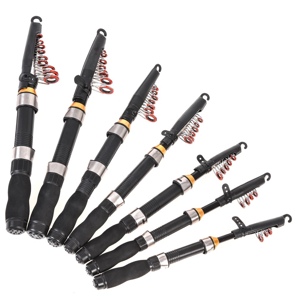 Telescopic Fishing Rod 1.0m-2.3m Fishing Rod Glass Rod Super Short Mini  bass Bait Casting Fishing Rod - Walmart Business Supplies