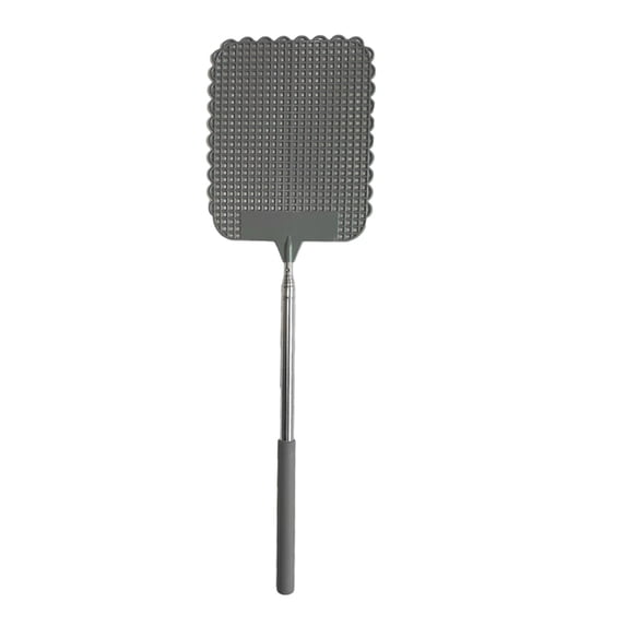 Telescopic Fly Swatter 11.02"-30.71" Extendable Pest Control Tool Heavy-Duty PP Swatter with Ergonomic Handle for Home Kitchen
