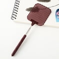 thumbnail image 1 of Telescopic Fly Swatter Plastic Long Handle Flyswatter Flapper Insect Killer Color:Brown, 1 of 6