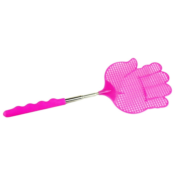 Telescopic Fly Swatters, Durable Plastic Fly Swatter Heavy Duty Set, Heavy Duty Retractable Manual Plastic Fly Swatter, Flyswatter with Stainless Steel Handle for Indoor/Outdoor/Classroom