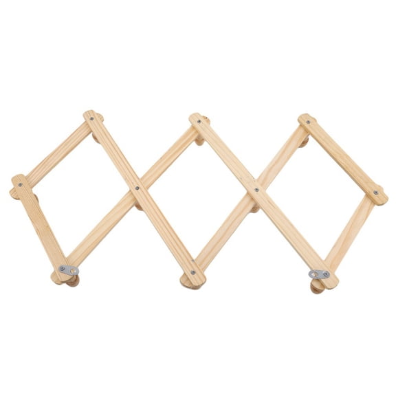 Telescopic Folding Coat Rack Simple Wall-Mounted Coat Rack Bathroom Wall-Mounted Bath Towel Towel Drying Rack,Telescopic Folding Coat Rack Wall Wooden Coat Rack for Hat