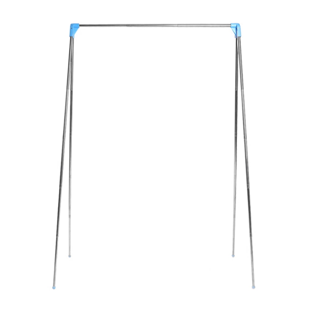 Telescopic Folding Indoor Floor Stainless Steel Hanger Clothes Hanger