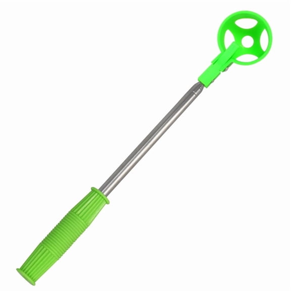 Telescopic Golf Ball Retriever, Stainless Steel Extendable Golf Ball Picker with Automatic Locking Scoop, Portable Golf Water Hazard Ball Grabber Tool for