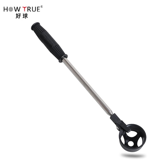 Telescopic Golf Ball Retriever, Stainless Steel Extendable Golf Ball Picker with Automatic Locking Scoop, Portable Golf Water Hazard Ball Grabber Tool for