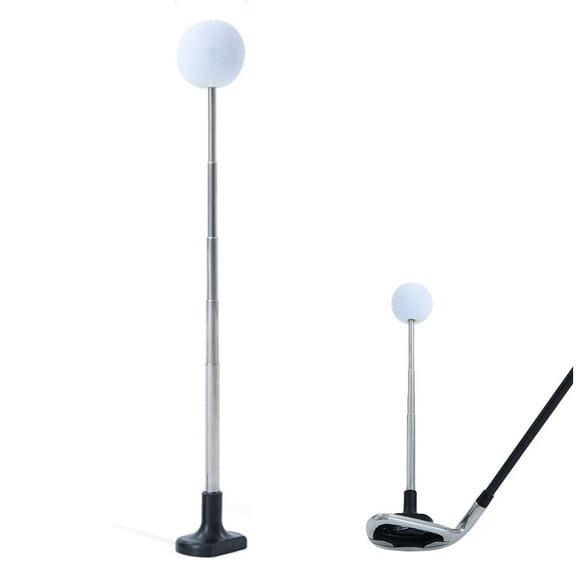 Telescopic Golf Swing Plane Trainer with Clubface Alignment Stick & Magnetic Base, Portable Practice Aid for Men Women Golfers