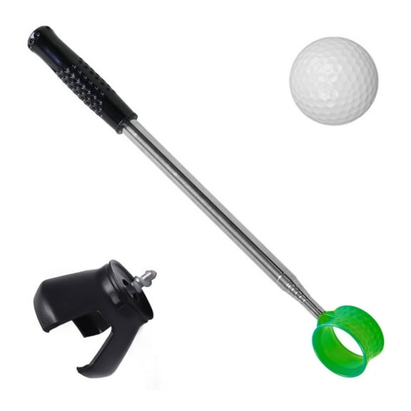 Telescopic Golfs Ball Retrievers Pick Up Grabbers Claw Sucker Tool Stainless Steel Ball Pickers Pick Up Grabbers Endurin