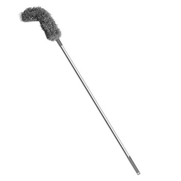 Telescopic Gutter Cleaning Brush Removing Leaves Debris Adjustable Angle for Hard-to-Reach Areas Gutter Guard Cleaner Tool