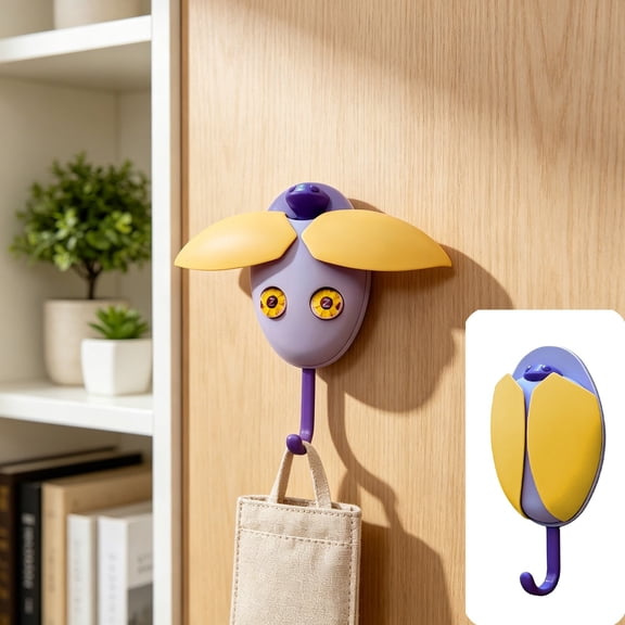 Telescopic Hook Wall Mounted Adhesive Hook Creative Storage Hanger No Drilling Kitchen Bedroom Wardrobe Key Towel Organizer Retractable Decorative Hook Space Saving Home Organization