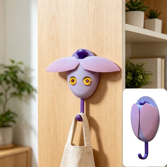 Telescopic Hook Wall Mounted Adhesive Hook Creative Storage Hanger No Drilling Kitchen Bedroom Wardrobe Key Towel Organizer Retractable Decorative Hook Space Saving Home Organization