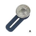 thumbnail image 1 of Telescopic Jeans Waist Extension Button Buckle Retractable Adjustable Detachable Metal Letter Button, 1 of 9