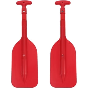 Telescopic Kayak Paddle - 2Pcs Plastic Aluminum Canoe Oar, Boating Accessories River Tubing Paddles