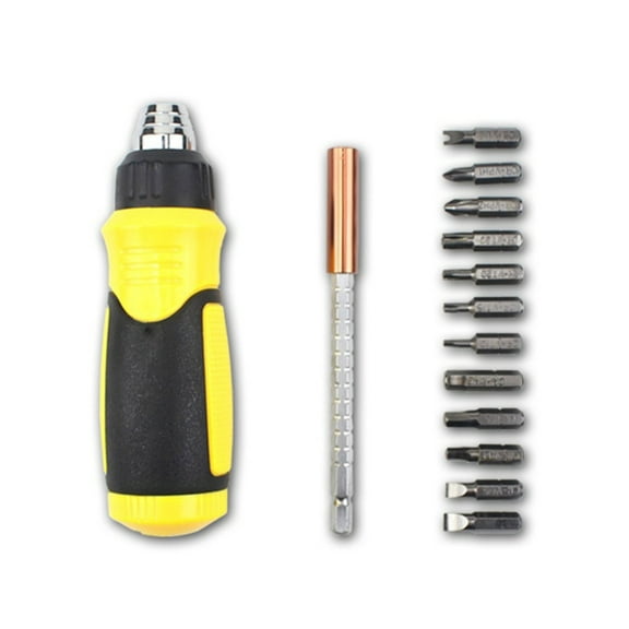Telescopic Labor-Saving Ratchet Screwdriver Hand Tool Household-appliance