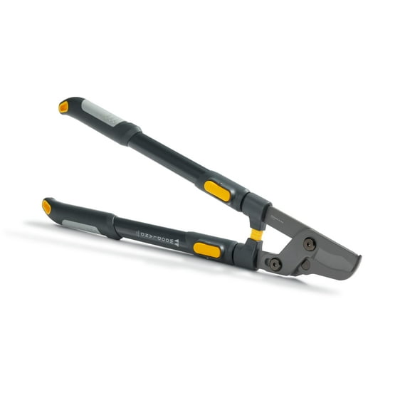 Telescopic Lopper with LeverAction Mechanism, 25-37 Inch Extendable Handle, 1.75 Inch Cutting Power, Heavy Duty Pruner for Hard-to-Reach Tree Branches