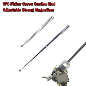 Telescopic Magnetic Pick-Up Rod Pen, Extendable Strong Magnet Stick for Nuts Bolts Screws, Portable Metal Parts Retrieval Tool for Car Repair Workshop Narrow Spaces