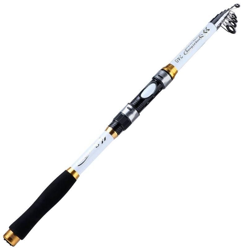 Telescopic Multi-Length Glass Fiber Fishing Rod with EVA Handle ...