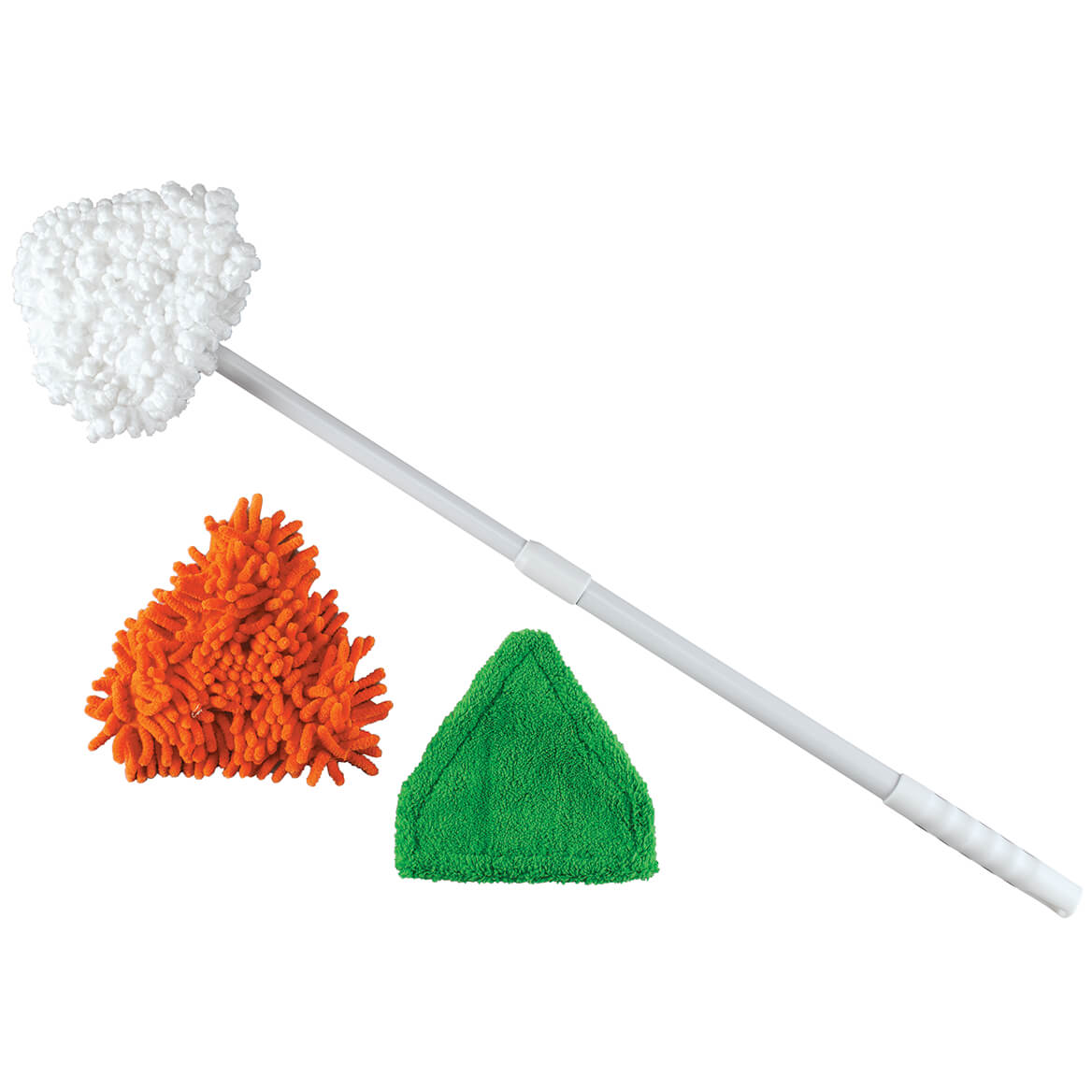 Sign Sweeper Telescopic Multi-Purpose Triangular Cleaner with 3 Heads - Walmart.com