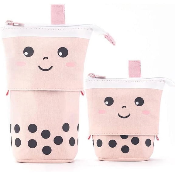 Telescopic Pencil Bag Pen Holder Pop Up Stationery Case, Stand-up Retractable Bag Standing Organizer, Great for Christmas Holiday New Year Office Bag