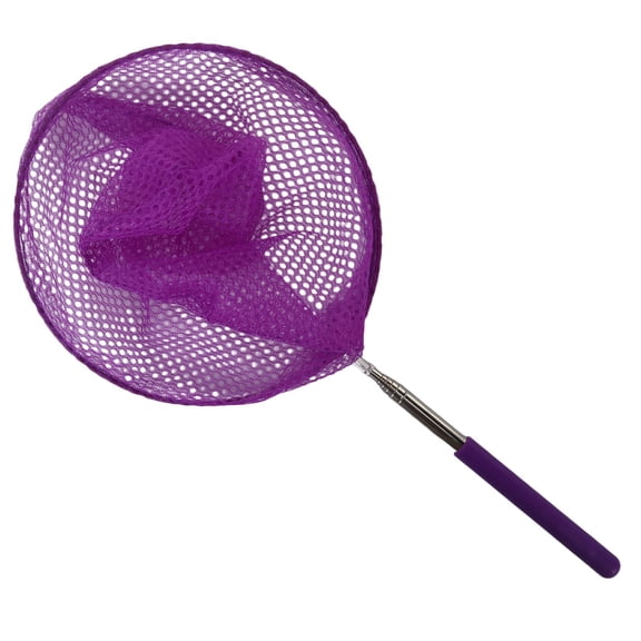 Telescopic Pet Waste Scoop Net Extendable Stainless Steel Dog Poop Pickup Tool with Mesh Net & Storage Bucket Dog Poop Catcher Hygienic Pet Waste Disposal for Outdoor Walking Hiking &Yard Maintenance