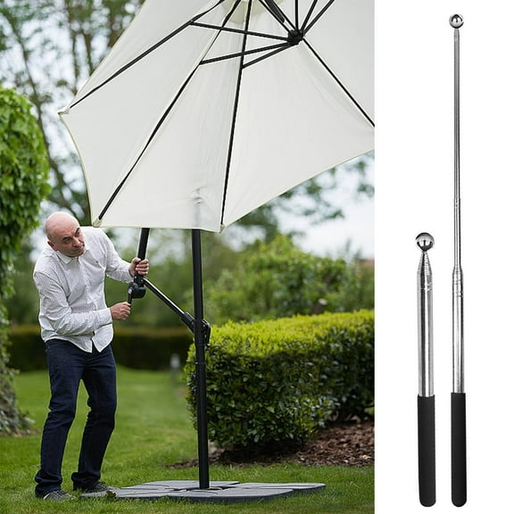 Telescopic Pole for Umbrella Cover Rod for Parasol Protective Cover Extendable 1.2 M Rod for Parasol Cover Help with Installation for Umbrella Cover
